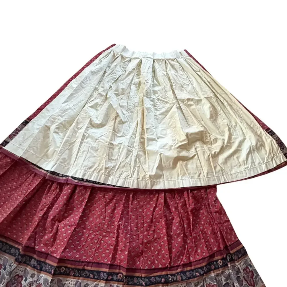 Vtg 80s Martex Avignon French Country Provencal Pinch Pleat Curtain Panels Pair